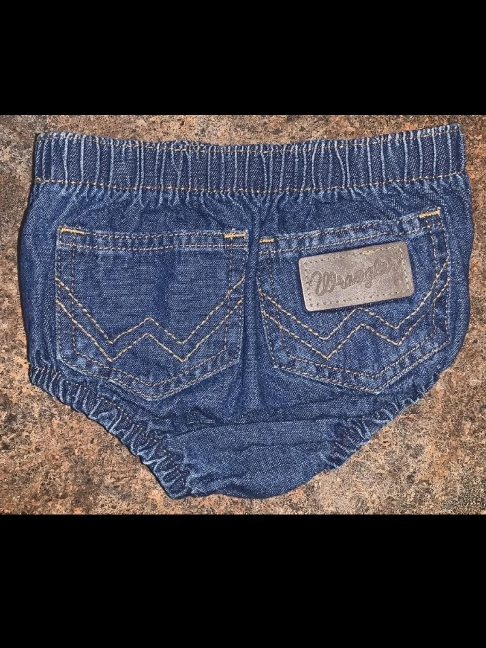 Wrangler® Baby Boys Denim Diaper Cover 6 Months